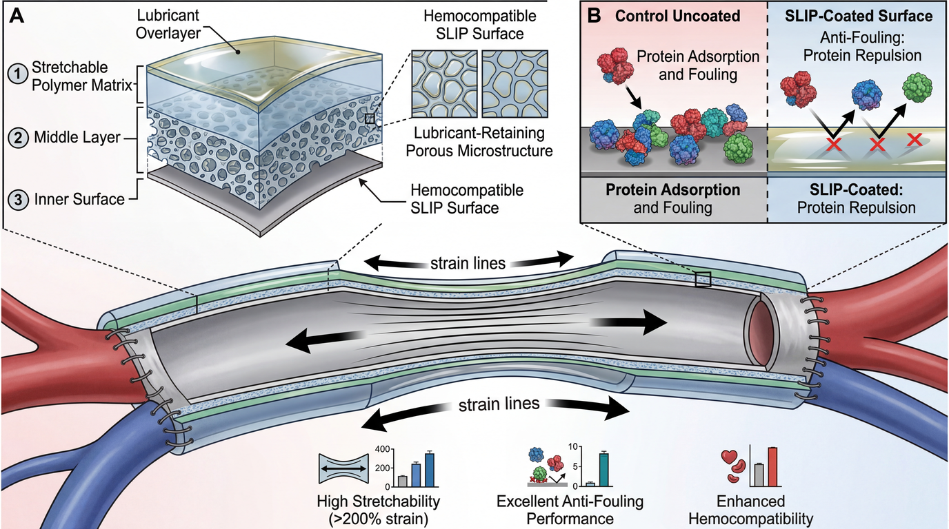 Lubricant-Infused Polymeric Interfaces