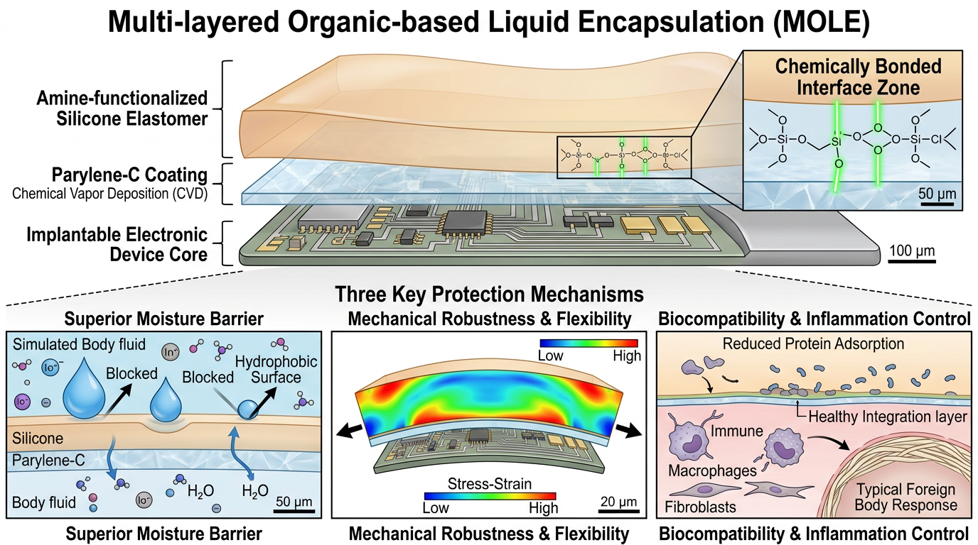 MOLE Implantable Device Encapsulation