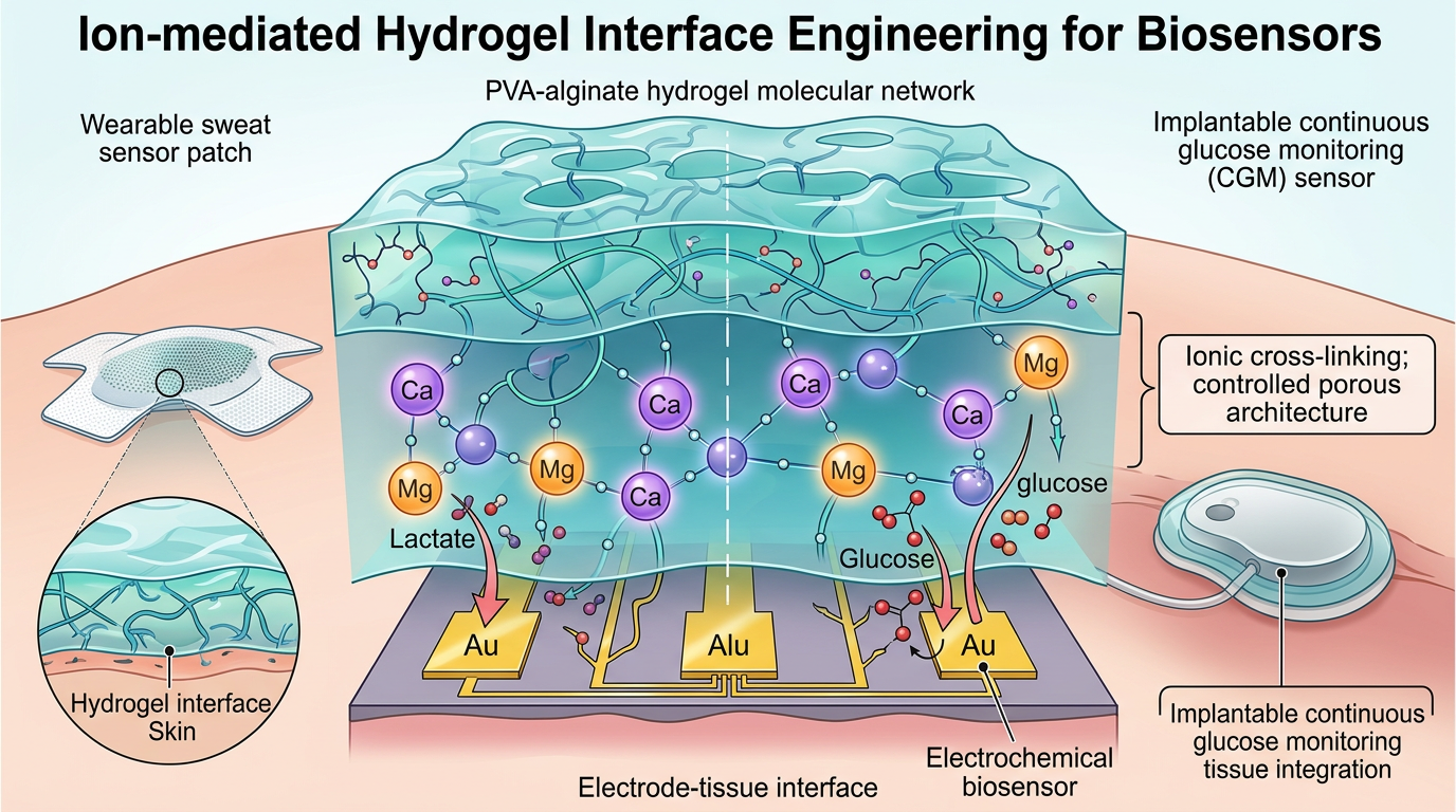 Ion-Mediated Hydrogel Biosensor